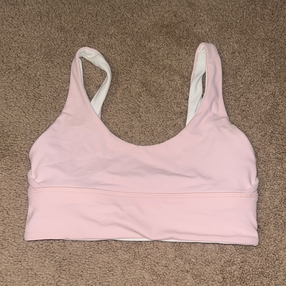 Lululemon Strawberry Milkshake Align Bra Reversible